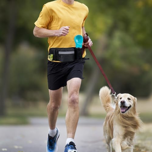 Aohyue Leckerlitasche für Hunde, Bauchtasche Hundetraining, Futterbeutel Hunde mit Kotbeutelspender, Bauchtasche für Hundezubehör, für Hundespaziergänge, Reise, Wanderung und Outdoor