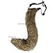 JUNBOON Faux Fur Fox Tail for Cosplay Costume Halloween Party (Brown)
