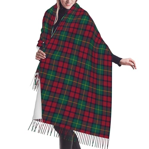 Clan Mckerrell Tartan Imitation Cashmere Tassel Scarf Winter Scarf Autumn Softest Classic Warm