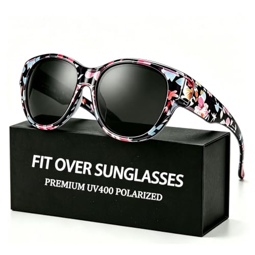 SIPHEW Polarised Fit Over Sunglasses for Women With UV400 Protection