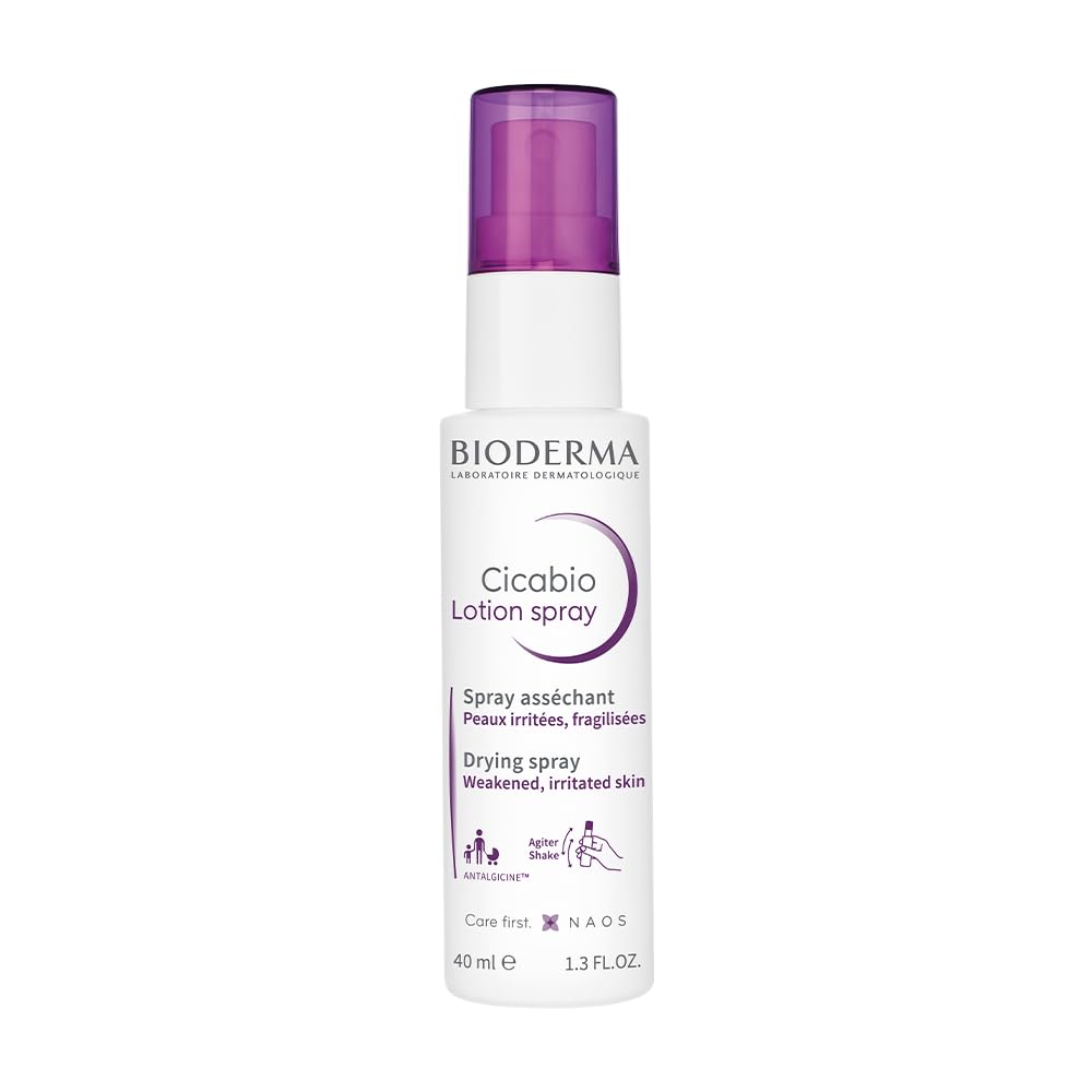 Bioderma Cicabio Lotion Spray Hasar Görmüş Cilt Anında Kurutucu Sprey Losyon Yüz, Vücut Yetişkin, Çocuk 40 ml