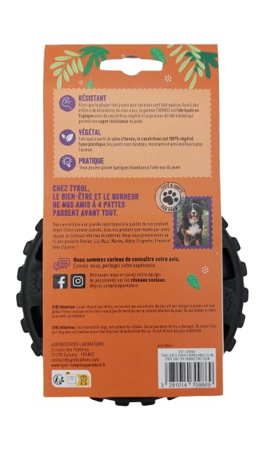 Matten hondenspeelgoed - stok, trekspel van zuiver scheerwol
