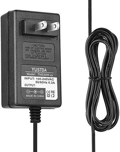 YUSTDA AC/DC Adapter Replacement for Sharp Viewcam VL-AH50U VL-AH60U VL-AH60 VL-AH130U VL-AH130 View Cam Hi8 LCD Camcorder Video Camera VLAH50U VLAH60U VLAH6 Power Supply Cord Battery Charger MainsPSU