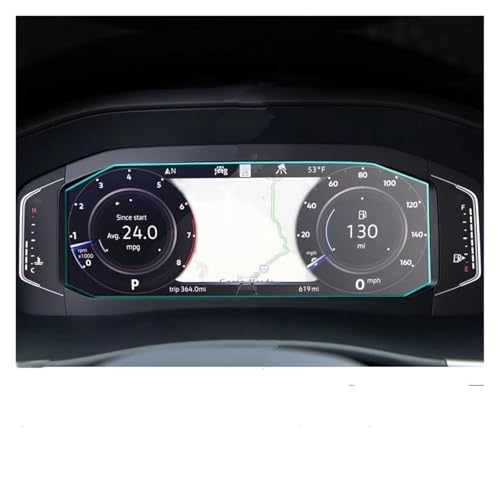 Film protection navigation haut de gamme en verre trempé pour tableau de bord VW Tiguan 2020