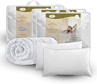 DOUBLE DUVET & 2 DELUXE PILLOWS - DOUBLE 10.5 TOG QUILT & 2 SUPERFIRM PILLOWS
