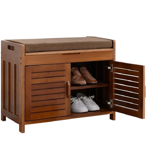 Meuble à chaussures pour couloir compact idéal pour un intérieur ordonné et zen