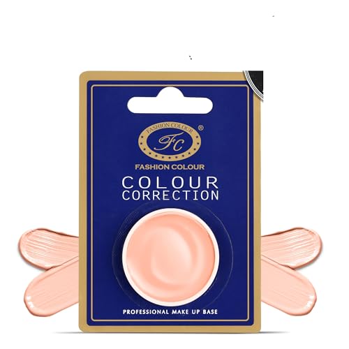 Image of FASHION COLOUR Colour Correction Professional Makeup Base | Full coverage Concealer | Face Makeup | Corrector For Under Eye Dark Circles, Acne & Blemishes | Matte Finish | (2W, 3.5gm)