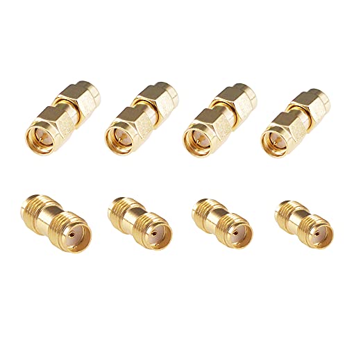 Adaptadores de antena SMA macho y hembra, pack de 8 miniatura 1