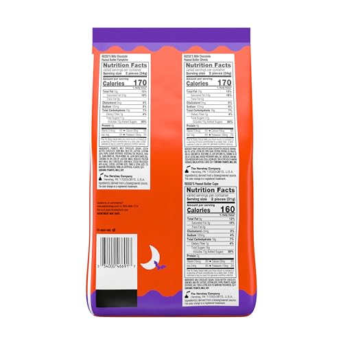 Reese's Assorted Peanut Butter Halloween Candy Bulk Variety Bag, 30.45 oz - image 3