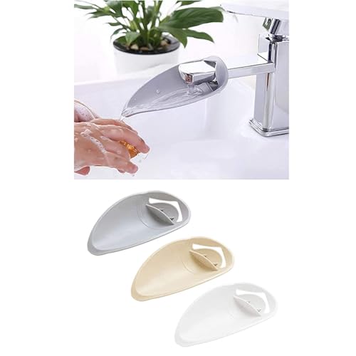 Image of 3 Pack Faucet Extension，Children's Faucet Cover, Faucet Extender for Toddler Kids Hand Washing Baby Kids Hand Wash Helper Bathroom Sink| 3.9-5.7 Inches |Multi