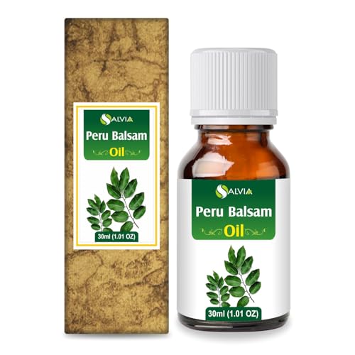 Image of Salvia Peru Balsam Oil (Myroxylon Pereirae) 100% Pure & Natural With Dropper 30Ml