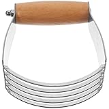 HEALSOPTHY 不錆鋼製の堅牢な構造で安定性抜群の打粉器 パン生地カッター ベンチスクレーパー 軽量で使いやすく清掃簡単 ケーキ ピザ リー作り