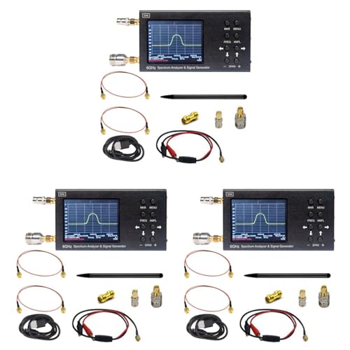 Ronlok 3X Analizador de Espectro y Generador de Señal Portátil SA6 un 6GHz TO, 2G, 3G, 4G, LTE, CDMA, DCS, GSM, GPRS, GLONASS