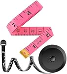 IBayam 2 Ruban de mesure de bande pour le corps à coudre 60"/150cm & Rétractable Black double balances règle, ruban de mesure de vinyle pour Adapter artisanat corps perte de poids tricotage