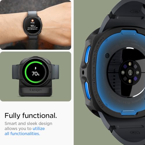 Image of Spigen Liquid Air for Galaxy Watch 8 (44mm) Case | TPU - Matte Black