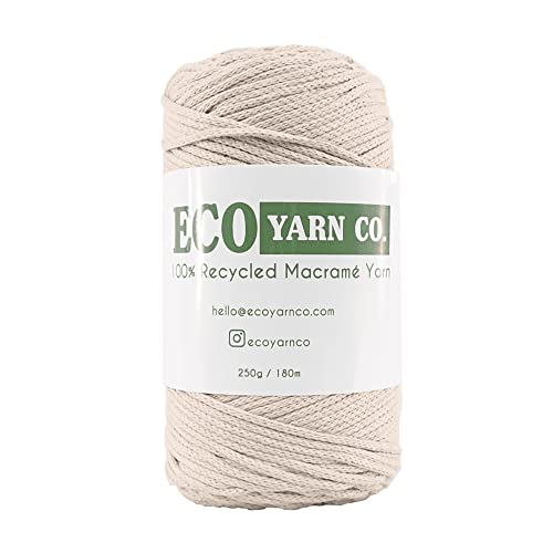 Hilo de macramé de algodón para decorar tu hogar con tapices 2