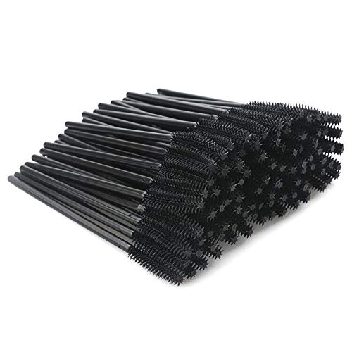 G2PLUS 100PCS Cepillo Pestañas Silicona：cepillos pestañas desechables negro,rimmel cepillos silicona para Extensiones y accesorios de maquillaje de ojos