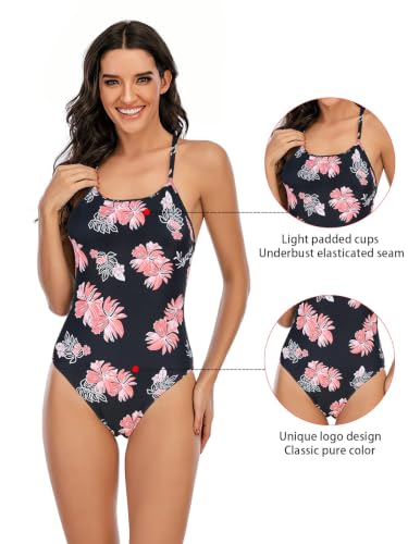 Image of Century Star Women Athletic Training One Piece Swimsuit for Teens Juniors
