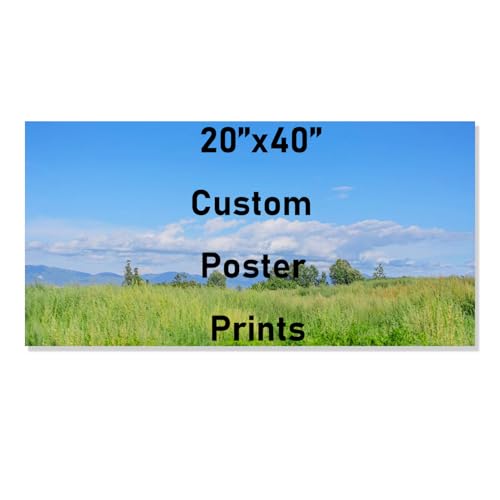 GZZFXXD Personalized Custom 20''x40'' Canvas Prints with Your Photo/your Image Large Wallart Wall Decor for Bedroom Dining room Living room Children's room(Unframed)
