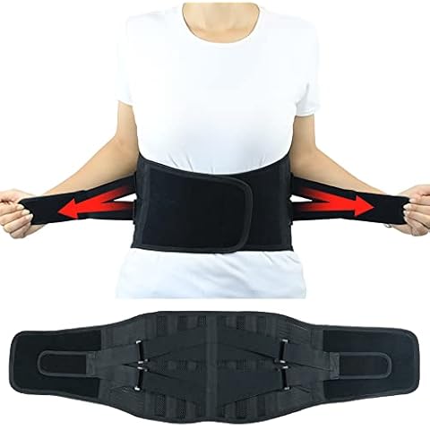 Lumbar support belt for women&men,L,Back braces for lower back pain,Sciatica pain relief,Office chair&car back support cushion,Herniated discs,Sedentary people,Relieves lower back and back pain Cover