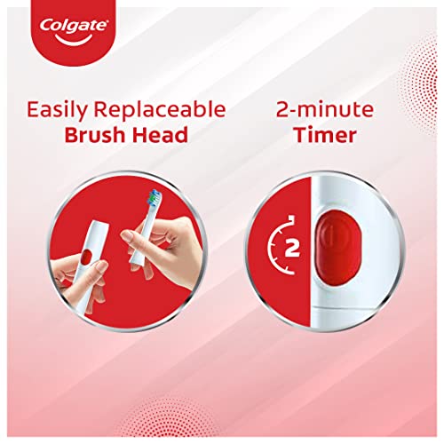 Colgate Pro-Clinical 150 Battery Powered automatic Toothbrush for adults, Pack of 1
