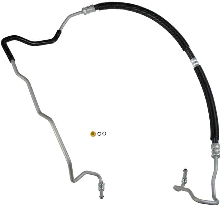 1PCS Power Steering Pressure Line Hose Assembly fits Chevrolet Impala 2006-2011 fits Chevy Impala 2006-2011 fits Monte Carlo 2006-2007, 3.5L 5.9L, W/O Bracket, with O-ring, Pump To Rack/Gear