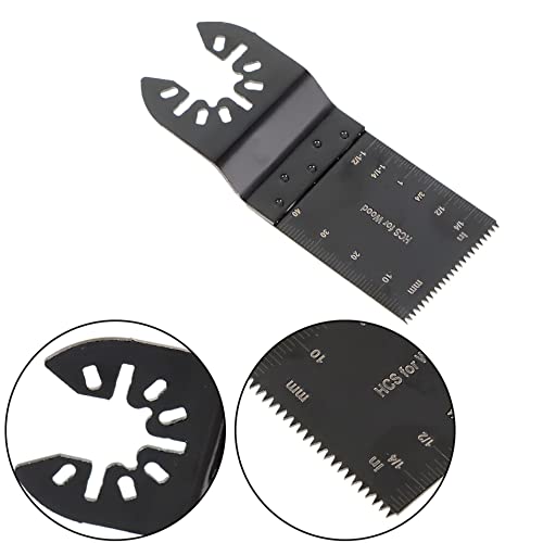 Kimllier 100Pcs Oscillating Tool Blades, Quick Release Durable Oscillating Tool, Fit For Precision Wood And Plastic Longer Wavy Tooth Multi Tool Blades #TOP2