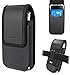 Stronden Holster for Samsung Galaxy S23 Plus, S22 Plus, S21 Plus, S20 Plus (Not Ultra) - Leather Holster with Belt Clip, Pouch with Magnetic Closure, w/Built in Card Holder (Fits Slim/Thin Case Only)