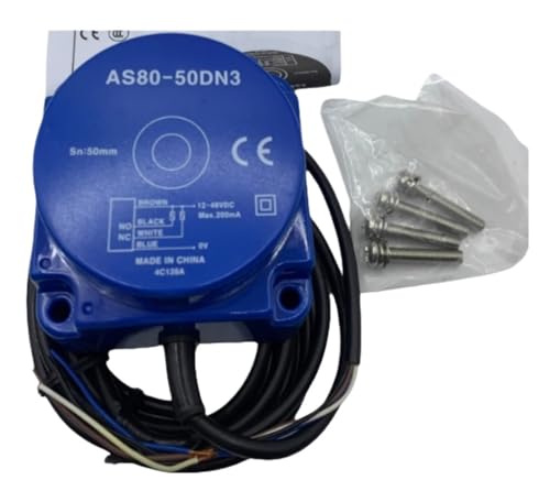 Détecteur de proximité AS80-50DN3 capteur inductif de position 12V 24V