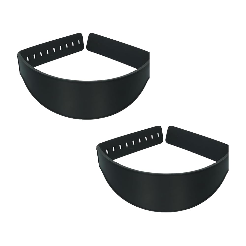 LannuMet 2pcs Adjustable Hat Brim Bender Shape Keeper Hat Accessories 9 Brim Curve Options,Black