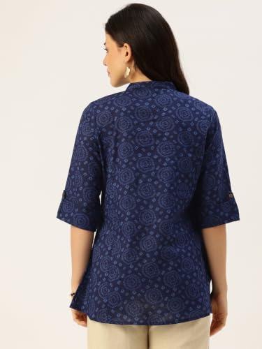 Image of Printed Mandarin Shirt - Casual & Chic (S-3XL)