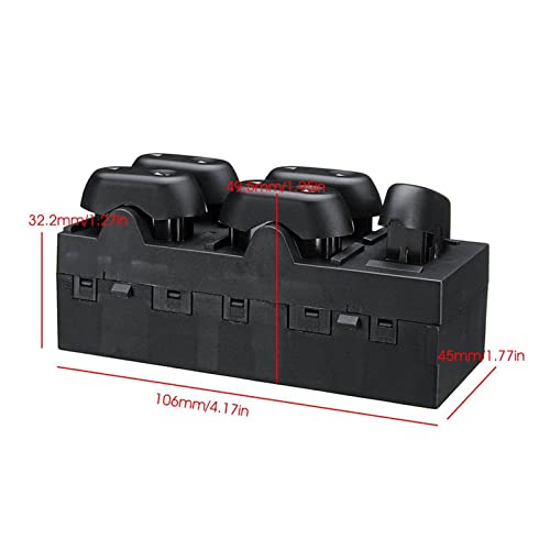Bouton commutateur vitre électrique 5L1Z14529AA commande lève-vitre auto - 2