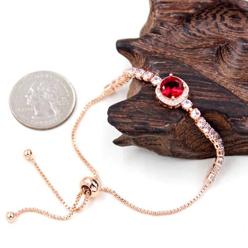 Bracelet de tennis carré en zircon réglable avec chaîne Bolo argentée