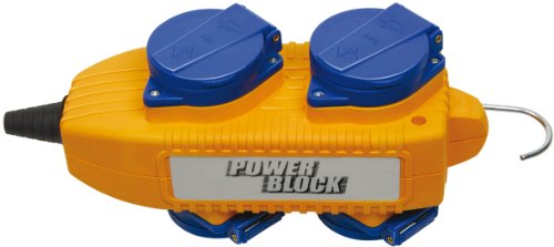 Preisvergleich Produktbild Brennenstuhl Steckdosen-Powerblock 230V / 16A IP44 4-fach, 1081070