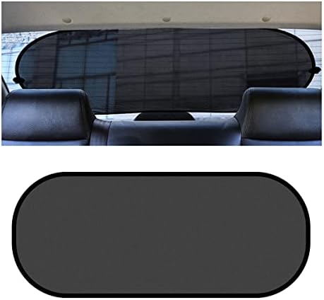 Car Rear Window Sunshade with Suction Cup, Sun UV Rays Protection for Car Back Window, Sunlight Shield Blocker Mesh Cover for Rear Facing Seats, car Accessories for Baby, Pets, Children （39"x19"/Rear）