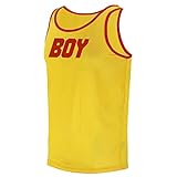 Gruff Pup Boy Air Tank Yellow - Large