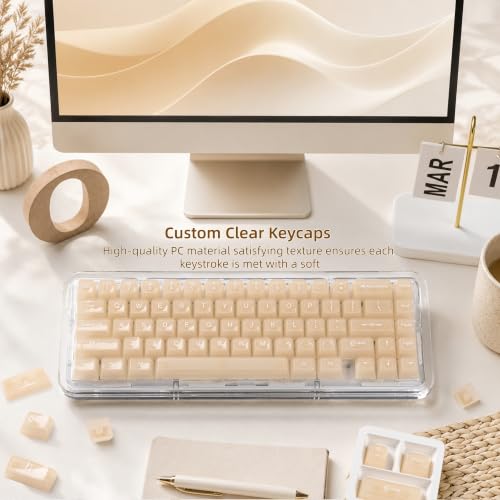 Image of Womier Shine Through Keycaps, Jelly Ceramic Keycaps Style