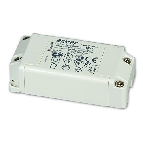 Preisvergleich Produktbild 00011758 - ANWAY LED Treiber HW03-700C12 12W / 700mA / 8-16V