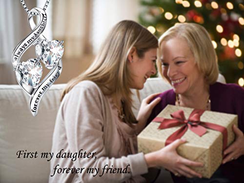 925-Sterling-Silver-Always-My-DaughterSister-Forever-My-Friend-Double-Love-Heart-Pendant-Necklace-Mother-Daughter-Bracelet-Jewelry-Gifts-for-Sister-Women-Couples-Wife-Mom-Girlfriend
