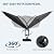 Tobeos 11FT Cantilever Umbrella with Base Included,Heavy Duty Cantilever Patio Umbrella Offset Umbrella with 360° Rotation for Pool,Garden,Backyard,Deck(Black)