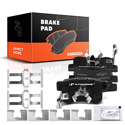 A-Premium Rear Ceramic Disc Brake Pads Set Compatible with Select