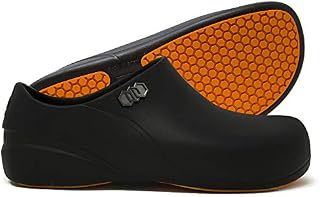 Stico Men's Slip Resistant Chef Clogs, Professional Non-Slip Work Shoes for Restaurant Hospital