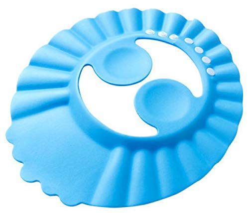 Baby Shower Cap Baby Shampoo Cap Baby Shower Cap Baby Shampoo Cap Shampoo Shield Adjustable Shower Cap Shower Cap Ear Shampoo Cap Blue