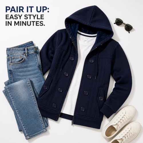 Image of Pivl Casual Solid Full Sleeves Stylish Women Fleece Jacket with Zipper Hoodie II Hooded Neck II Winter Wear