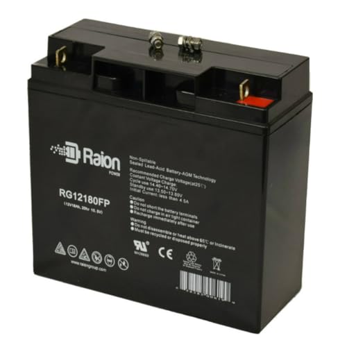 Raion Power 12V 18Ah Replacement AGM Battery for Super Start 42004 Jump Starter - 1 Pack