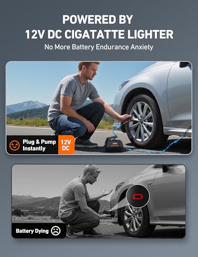 image for AstroAI Tire Inflator Portable Air Compressor Tire Air Pump for Car Ti