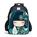 SUXJING Rucksack Cartoon Puppe 3D-Druck Buchtasche Wissenschaft Rucksack Junge Mädchen Teen Laptop Spiel Freizeit Reise Tagesrucksack Kinder Tagesrucksäcke 41X28X12 Cm / 16 In