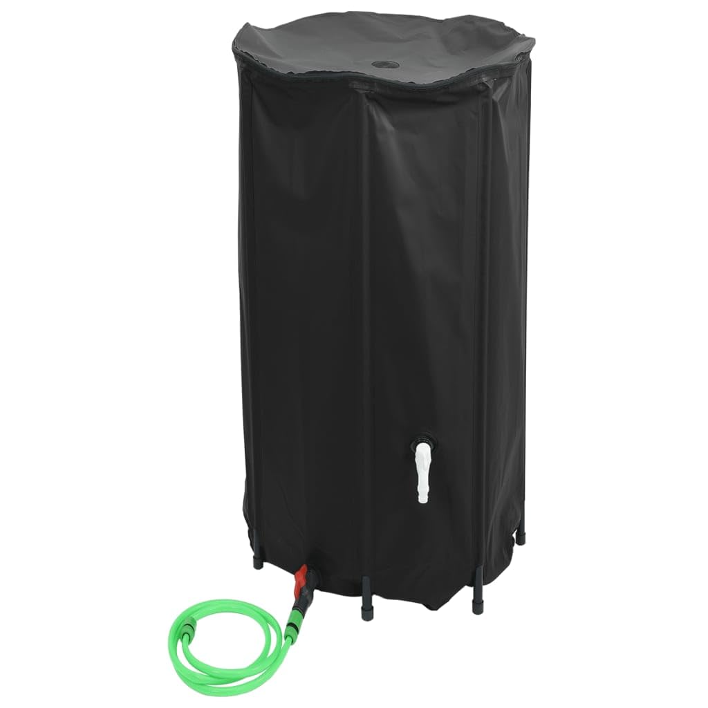 Wassertank mit klappbarem Hahn, 380 l aus PVC, Wasserbehälter, faltbarer Wasserkanister, Wasserkanister für Notfall, Vorbereitung, Krisenvorbereitung