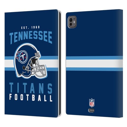 Protection iPad Pro 11 M4 M5 NFL Titans étui portefeuille cuir Head Case