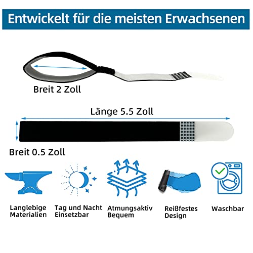 Eurtes 10 Stück Trigger Finger Schiene, Verstellbare Atmungsaktiv Fingerschutz, Fingerbandage für Kleiner Finger, Mittelfinger und Ringfinger, Hammerzehen Korrektoren Uberlappende Zehen Zehenkorrektor